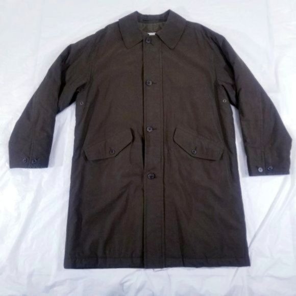 NWOT London Fog Brown/Army Green Fall Peacoat